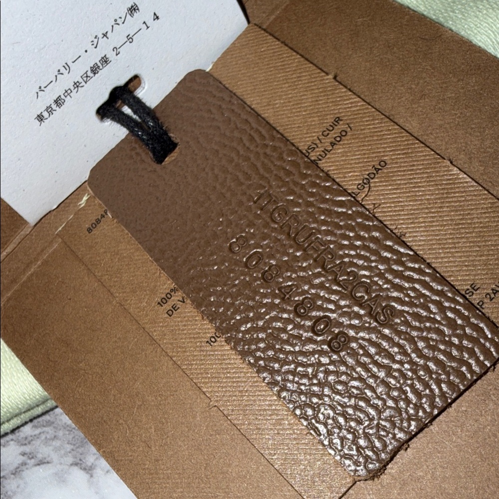 Burberry Reversible Check Belt - NWT - Picture 9 of 12